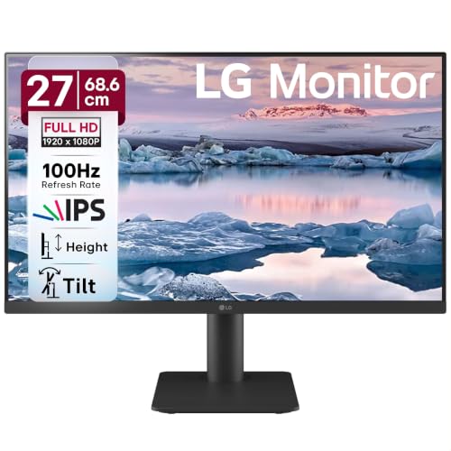 LG 27MS550-B 68.6 cm (27 Inch) FHD (1920x1080) IPS PC Monitor with